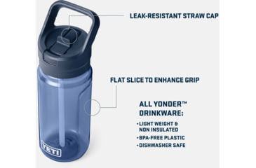 Image of Yeti Yonder 0.6L C Straw Bottle, Navy, 21071502485