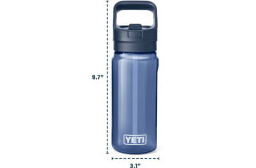 Image of Yeti Yonder 0.6L C Straw Bottle, Navy, 21071502485