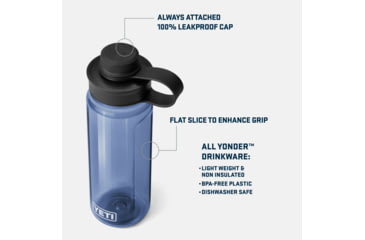 Image of Yeti Yonder 0.75L Tether Bottle, Navy, 0.75 Liter, 21071502373