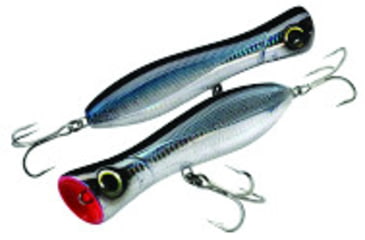 Image of Yo-Zuri Bull Pop Floating Popper, 6in, 2 1/2 oz, Black, R1154CHBL