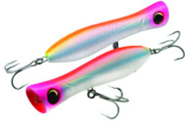 Image of Yo-Zuri Bull Pop Floating Popper, 6in, 2 1/2 oz, Pearl Yellow Pink, R1154CPYP