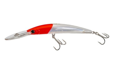 Image of Yo-Zuri Crystal 3D Minnow Deep Diver Luge, 130mm, Red Head, F1153 C5