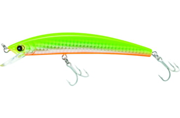 Image of Yo-Zuri Crystal Minnow, 5 1/4in, 5/8 oz, Holographic Chartreuse, Floating, R1125HCL