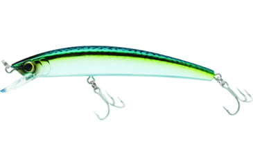 Image of Yo-Zuri Crystal Minnow, 5 1/4in, 5/8 oz, Holographic Green Mackerel, Floating, R1125HGM