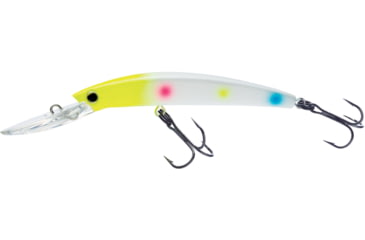 Image of Yo-Zuri Crystal Minnow Deep Diver Walleye Trolling Bait 9/16oz 4-3/8in 10ft #2 Hooks, Wonderbread, R1206WB