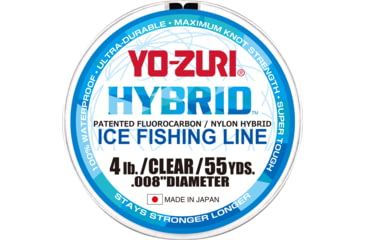 Image of Yo-Zuri Hybrid Ice Line, Clear, 6lb 55Yd, 6HBICE55YDCL