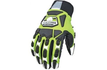 Image of Youngstown Glove Company Titan XT Lined with Kevlar, Lime/Black, Large 09-9083-10-L