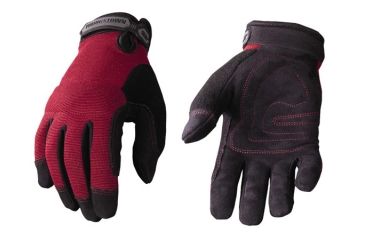Image of Youngstown Glove Company Womens Garden Glove, Burgundy, Medium 04-3800-30-M
