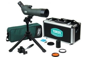 Image of Yukon Firefall 15-45x60 Spotting Scope - Contents