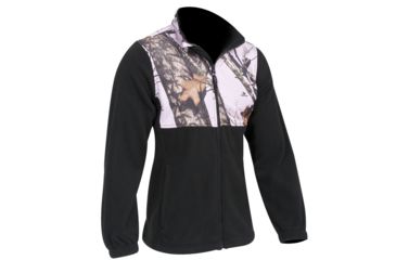 Image of Yukon Gear Ladies Casual Fleece Jacket Mossy Oak Pink - Large 071492