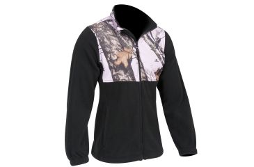 Image of Yukon Gear Ladies Casual Fleece Jacket Mossy Oak Pink - X-Large 071493