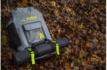 Image of Yukon Outfitters Surfside Dry Pack 35L, Grey/Hyper Green, MGSDP003