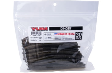 Image of Yum Dinger Bulk Bait, 5in, Green Pumpkin, YDG5BK08-30