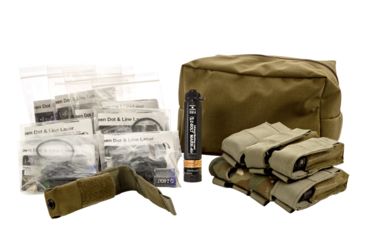 Image of Z-Bolt Infrared Dot Laser Designator, Restricted Sale, 5.000 Meter Range, ANSI CLASS 3R, 4 Pcs Kit, Coyote Brown, MARK-4ir-KIT-4-SP-CB