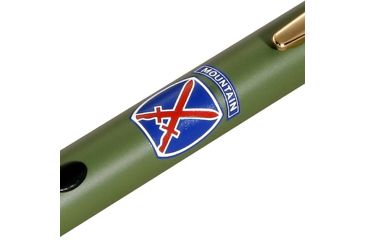 Image of Z-Bolt Military Pride Laser Pointer, Green, 10th Mountain Division Climb to Glory, Emerald Green, MBP-5-ARMY-10thMTN
