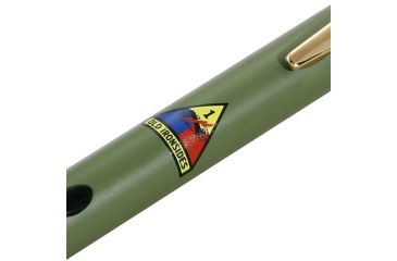 Image of Z-Bolt Military Pride Laser Pointer, Green, 1st Armored Division Old Ironsides, Emerald Green, MBP-5-ARMY-1stAD