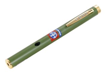 Image of Z-Bolt Military Pride Laser Pointer, Green, 82nd Airborne Division All American, Emerald Green, MBP-5-ARMY-82ndAB