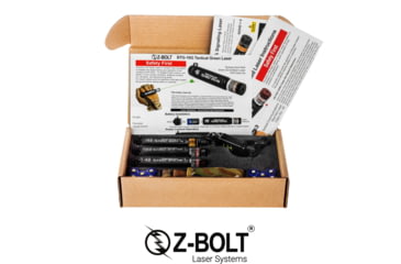 Image of Z-Bolt Tri-Band Laser Kit - 1X FDA Legal Infrared Dot, 1X Green Dot, 1X Red Dot, Ranger Green, TRI-BAND-KIT-RG-XT