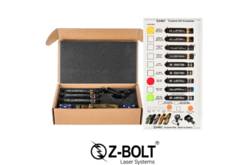 Image of Z-Bolt Tri-Band Laser Kit - 1X FDA Legal Infrared Dot, 1X Green Dot, 1X Red Dot, Ranger Green, TRI-BAND-KIT-RG-XT