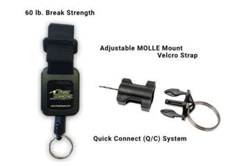 Image of Z-Bolt Tri-Band Laser Kit - 1X FDA Legal Infrared Dot, 1X Green Dot, 1X Red Dot, Ranger Green, TRI-BAND-KIT-RG-XT