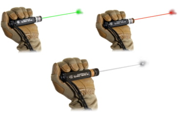 Image of Z-Bolt Tri-Band Laser Kit - 1X FDA Legal Infrared Dot, 1X Green Dot, 1X Red Dot, Ranger Green, TRI-BAND-KIT-RG-XT
