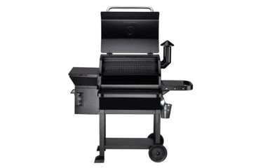 Image of Z Grills 10002B 8-in-1 Wood Pellet Grill, BBQ &amp; Smoker, Black, 54x29x53, ZPG-10002B