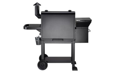 Image of Z Grills 10002E 8-in-1 Wood Pellet Grill, BBQ &amp; Smoker, Black/Silver, 54x29x53, ZPG-10002E