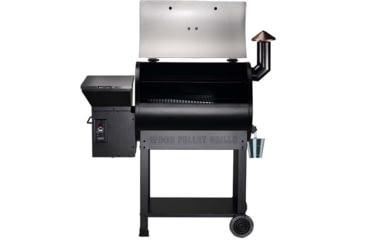Image of Z Grills 7002E 8in1 Wood Pellet Grill - Smoker, Silver/Black, Large, ZPG-7002B2E