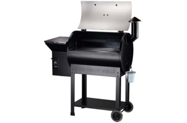 Image of Z Grills 7002E 8in1 Wood Pellet Grill - Smoker, Silver/Black, Large, ZPG-7002B2E