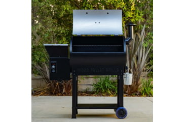 Image of Z Grills 7002E 8in1 Wood Pellet Grill - Smoker, Silver/Black, Large, ZPG-7002B2E