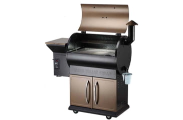 Image of Z Grills 700D 8in1 Wood Pellet Grill - Smoker, Bronze/Black, Large, ZPG-700D