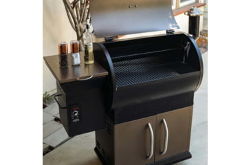 Image of Z Grills 700D 8in1 Wood Pellet Grill - Smoker, Bronze/Black, Large, ZPG-700D