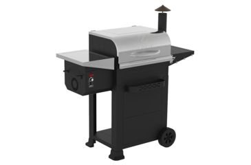 Image of Z Grills L6002E 8-in-1 Wood Pellet Grill, BBQ &amp; Smoker, Silver/Bronze, 47x21x49, ZPG-L6002E
