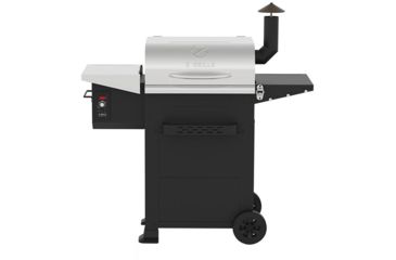 Image of Z Grills L6002E 8-in-1 Wood Pellet Grill, BBQ &amp; Smoker, Silver/Bronze, 47x21x49, ZPG-L6002E