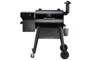 Image of Z Grills Pioneer Wood Pellet Grill &amp; Smoker, Black, Medium, ZPG-450B