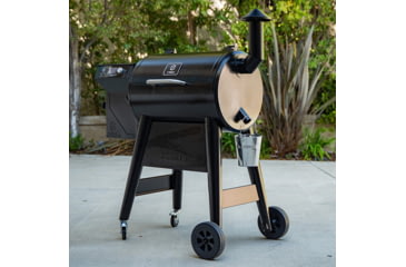 Image of Z Grills Pioneer Wood Pellet Grill &amp; Smoker, Black, Medium, ZPG-450B