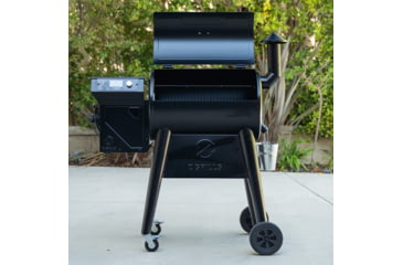Image of Z Grills Pioneer Wood Pellet Grill &amp; Smoker, Black, Medium, ZPG-450B