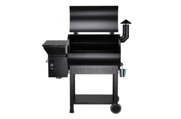 Image of Z Grills ZPG-7002B 8-in-1 Wood Pellet Grill, BBQ &amp; Smoker, Black, Medium, ZPG-7002B