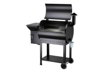 Image of Z Grills ZPG-7002B 8-in-1 Wood Pellet Grill, BBQ &amp; Smoker, Black, Medium, ZPG-7002B
