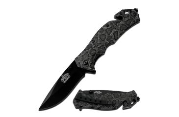 Image of Z-Hunter 4.5in. Grey Snake Skin Knife, Grey MU A001SN
