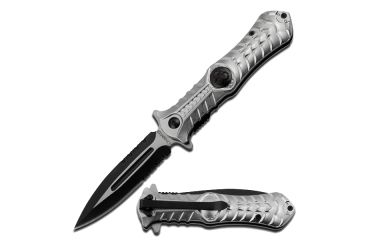 Image of Z-Hunter 4.5in. Silver Biohazard Logo ZB 003S