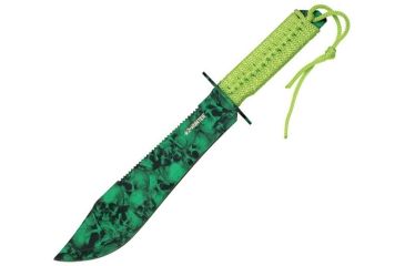 Image of Z-Hunter Bowie Green Skull Camo Knife ZB031