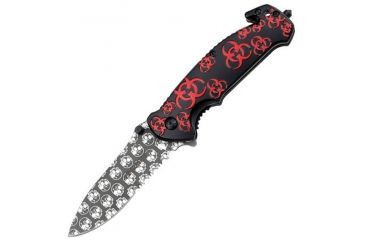 Image of Z-Hunter Laser Skull A/O Rescue Red Knife ZB052BKR