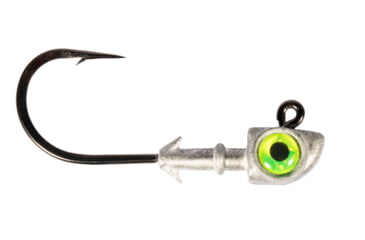 Image of Z-man Diezel Eye Jighead, 1/2 oz, 6/0, 2 Pack, Chartreuse, DE6012-03PK2