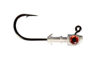 Image of Z-man Diezel Eye Jighead, 3/8 oz, 6/0, 2 Pack, Red, DE6038-01PK2