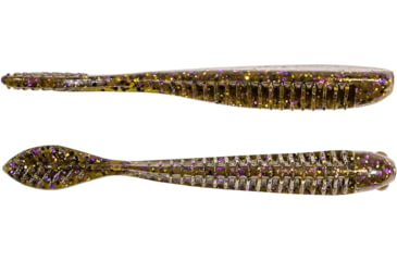 Image of Z-man Trick Shotz Soft Bait, 5, 4.2in, Green Pumpkin, TS42-316PK5