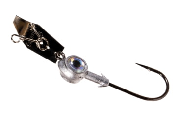 Image of Z-man Eye Strike Chatterbait 4/0 3/8 oz Silver 2 Pack, CBE4038-1PK2