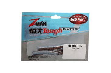 Image of Z-man FINESSE TRD 2.75 BLUE CLAW 8PK TRD275-330PK8