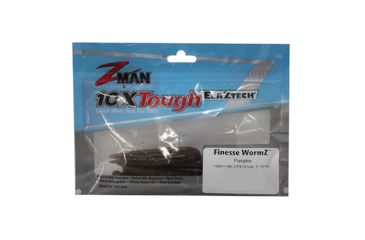 Image of Z-man FINESSE WORMZ 4 PUMPKIN 10PK FINWORM4-31PK10