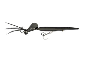 Image of Z-man Hellraizer Topwater Hard Bait Lure, Matte Black, 4in, 3/8oz, HR4-02